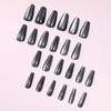 MISUD Press on Nails - Long Coffin Fake Nails with