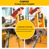 COMVIEE Grease Gun Coupler, Double Handle Quick Lock Release Grease