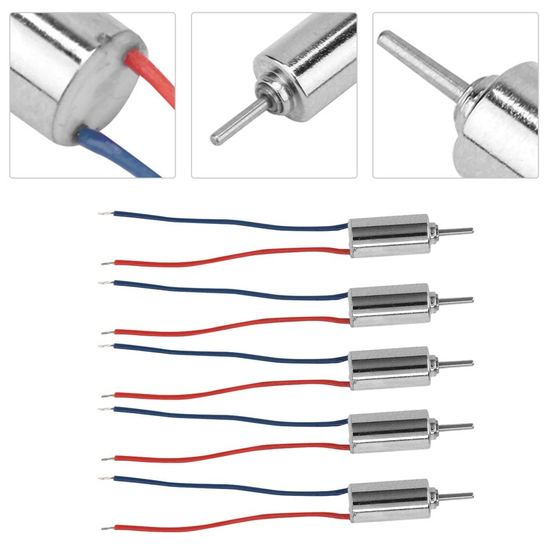 Micro Coreless Motor, 5pcs DC 4.5V 32250RPM Tiny Electric Motor