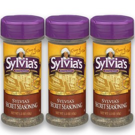 Sylvia’s Secret Seasoning, All-Purpose Seasoning Mix for Soups, Stews, Chicken, Meat, Vegetables and More, 1.5oz (Pack of 3)