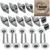 Luxbaro Garage Door Hardware Kit for 7' Height Garage Doors,
