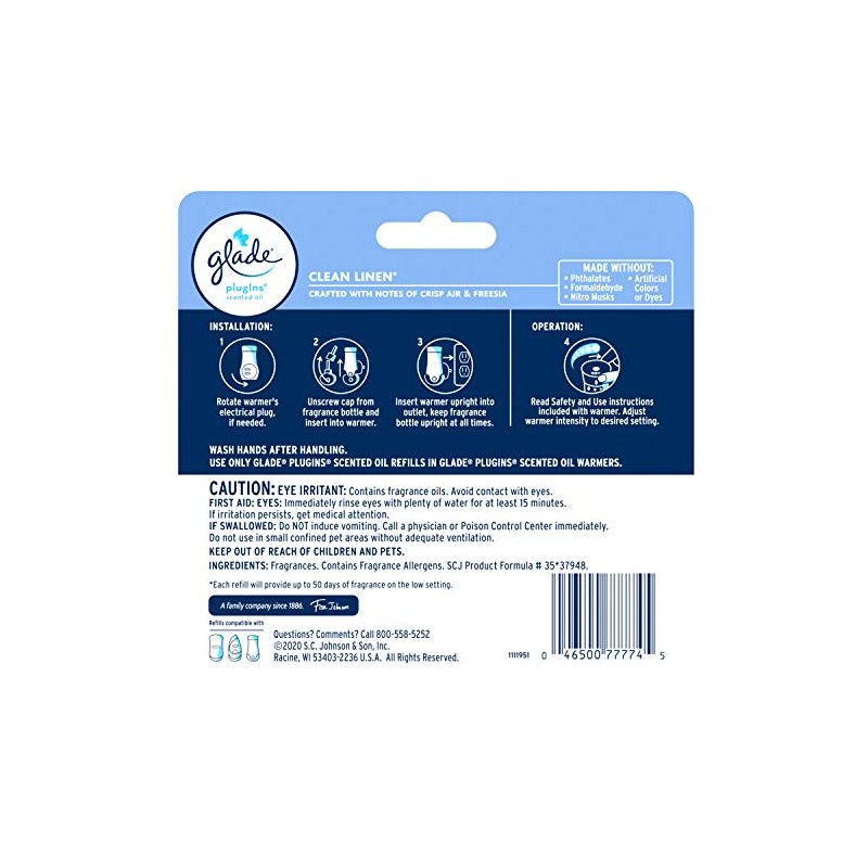 [glade/grade] Plug-in Oil Refill (0.7 fl oz (19.8 ml) 5