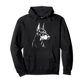 Doberman Dog Pullover Hoodie