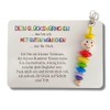Gl√ºcksw√ºrmchen, Sorgenw√ºrmchen handmade, Ranzenbaumler, Sorgenwurm, Worry worm, Mutmacher, Gl√ºcksbringer, Holz, Farbwahl (Bunt)
