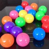 4CM Hollow Bingo Lotto Game Ball 50pcs Plastic Colorful Balls