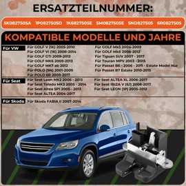 GEAREVER Tailgate Door Lock for VW Golf 5 6 GTI Passat New Polo Tiguan Seat Leon Altea Ibiza Skoda 6RD827505A 5ND827505 5KD827505