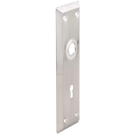 Prime-Line E 2718 Door Escutcheon Plates, Satin Nickel (2 Pack)