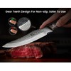 SYOKAMI Steak Knives Set of 6 with Drawer Organizer, 4.8
