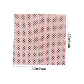 Operitacx DIY Valentine's Day Patchwork 5 Sheets of Decorative Cotton Quilting Fabric Heart Printing for Craft Projects