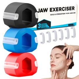 mohito Jawline Trainer Set, Jaw Trainer for Jaw Optimisation, Jaw Trainer for Men and Women, with 3 Necklaces, Effective Double Chin Remover