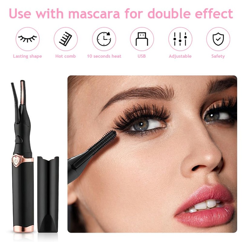 Electric Eyelash Curler Heated - Heated Eyelash Curler with 3
