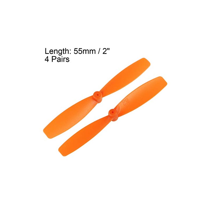uxcell RC Propellers 55mm CW CCW 2-Vane Main Rotors for
