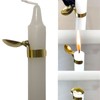 4PCS Automatic Candle Snuffer Ring Candle Wick Snuffer Stopper Stainless