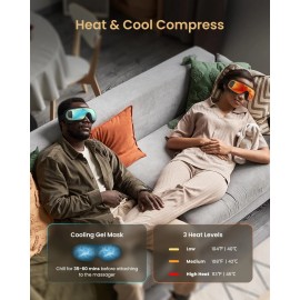 RENPHO Eyeris 3 Eye Massager with Heat and Cooling Eye Care Devices for Migraine