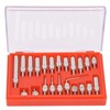 22-piece dial gauge, pointed tip dial gauge, indicator replacement measuring