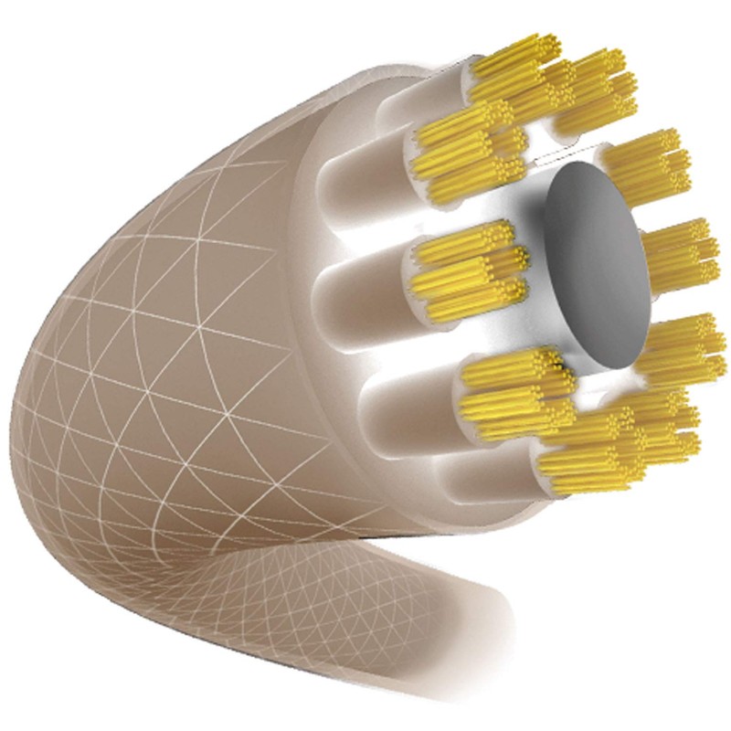 Tecnifibre Multifeel 12.2m Neon Pink Tennis String Set 1.25