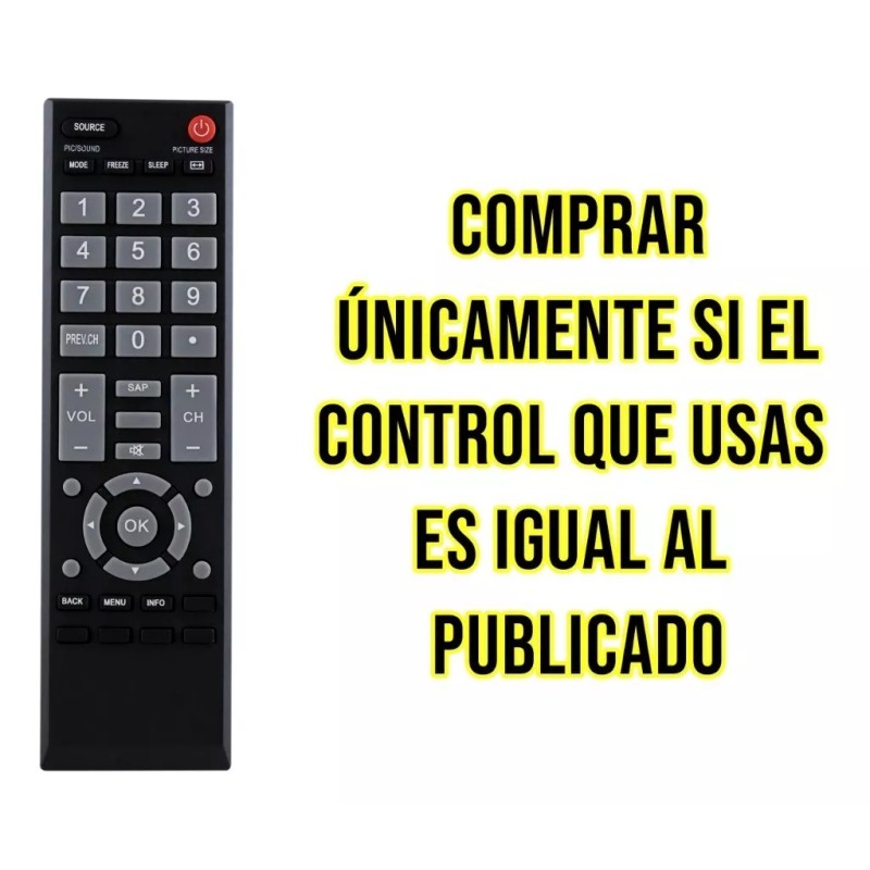 Control Remoto Magnavox Pantalla Lcd Led Directo