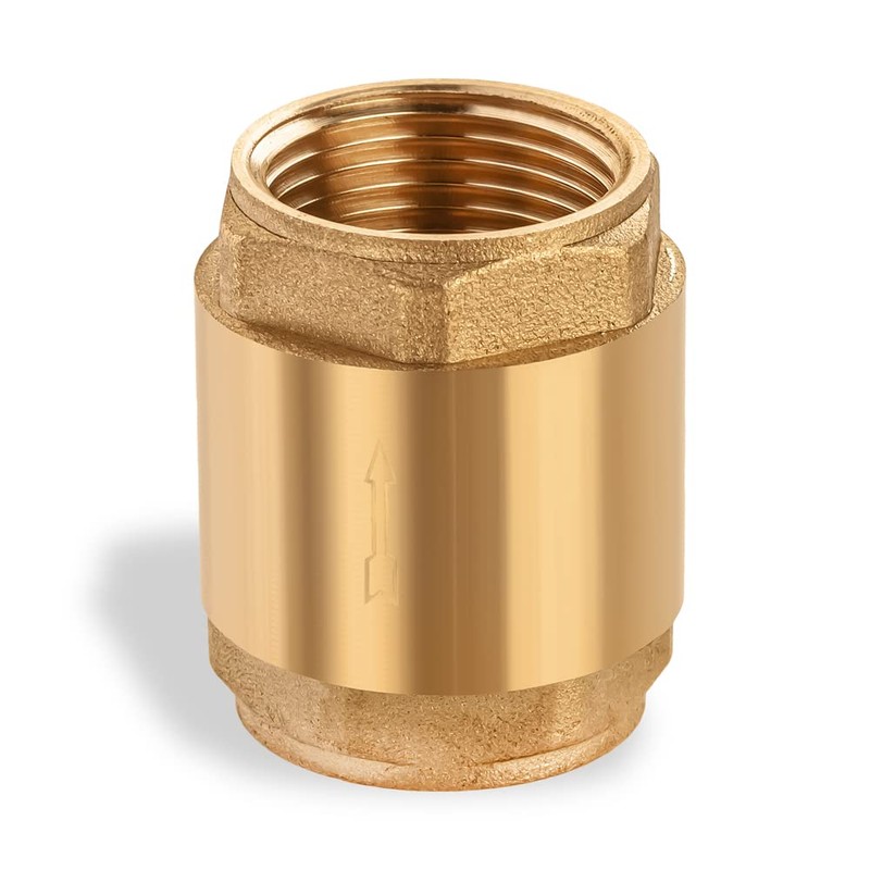 One Way Check Valve 3/4" Female Backflow Preventer, Check Valve