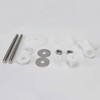 Fanmitrk Toilet Seat Hinge Parts, Toilet Lid Attachment, Replacement Fittings