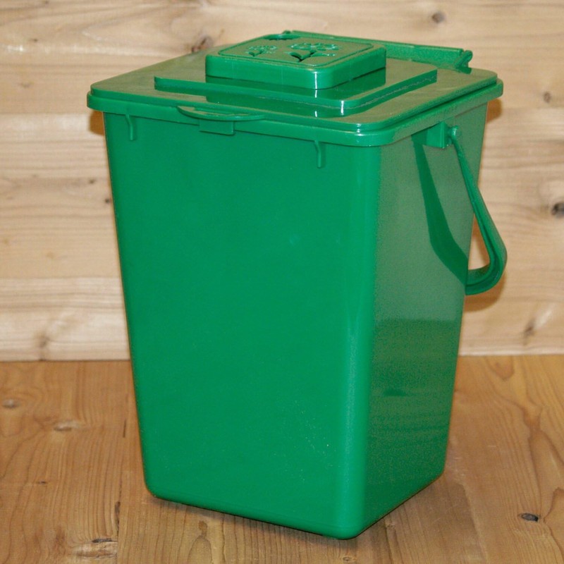 HomeStock 2.4-Gallon Kitchen Compost Collector Pail with Carbon Filter, High-Desnity