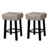 uxcell 2pcs Stool Covers Rectangle, Bar Stool Covers Saddle Seat