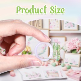 100 PCS Binder Rings, NEWEST Loose Leaf Binder Rings 1/2 Inch Small Binder Ring for Index Cards Book Binding Rings Plastic Key Rings for Scrapbook, School Notebooks, Office Documents, Home Photo Album
