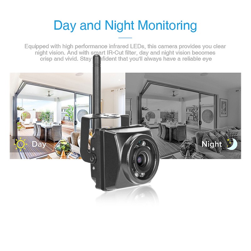 2.4G Wireless Small Camera 10LED HD Night Vision Motion Detection