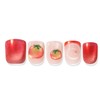 Dashing Diva Magic Press Nail Tip Set, Red Tomato, 1