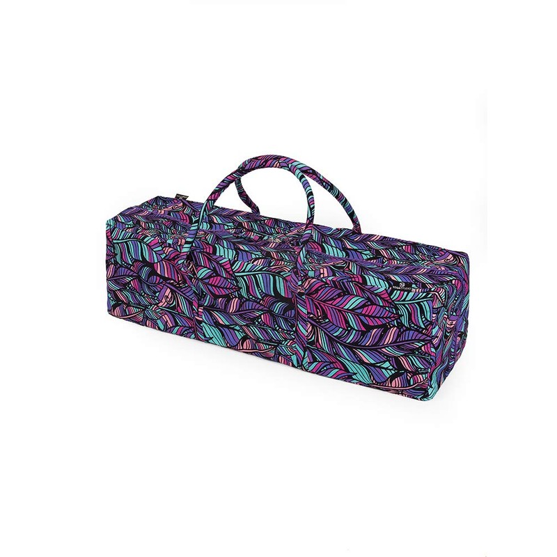 Yoga Studio Designed Yoga Kit Bag – Purple Feather, 71cm