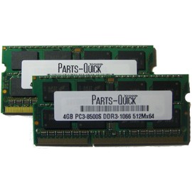 8GB 2X 4GB PC3-8500 1067MHz DDR3 APPLE RAM MEMORY SODIMM 204pin