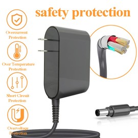Replacement Dyson Charger,Vacuum Charger Compatible with Dyson DC30 DC31 DC34 DC35 DC44 DC45 DC56 DC57 Cordless Vacuum Cleaner Power Supply Adapter Charging Cord 24.35V 348mA
