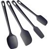 ChefAide 4 Pieces Silicone Spatula Set, Food Grade Rubber Spatula,