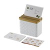 HOME PALETTE Recipe Box with Cards and Dividers Set 4x6