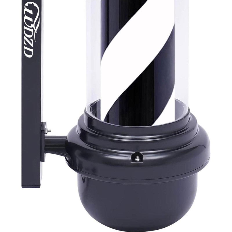 WDZD 27'' Black White Barber Pole Light