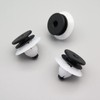VVO Fasteners- Schwarz Kunststoff-Clips. Innenverkleidung. Kompatibel mit einigen Volvo C30,