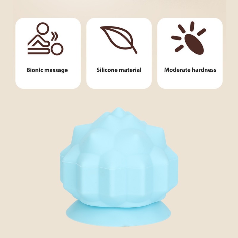 Mountable Massager Ball Suction Cup Prevent Slip Reduce Fatigue Deep