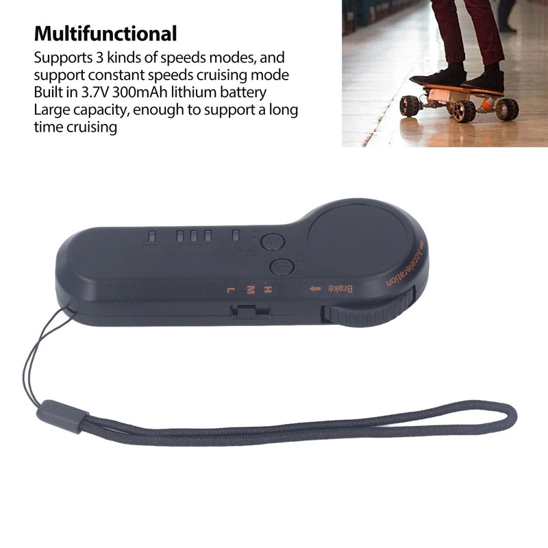 Electric Skateboard Remote Control 2.4GHz to 2.5GHz ISM Handheld Smart