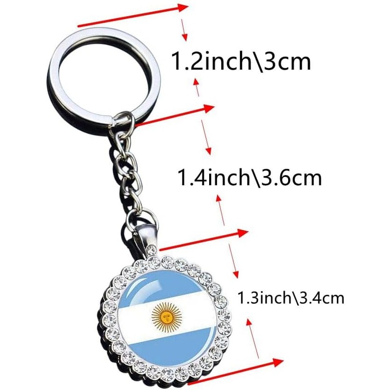 Llavero de metal con incrustaciones de diamantes de imitación