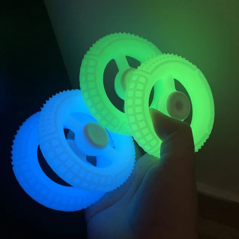 5PCS Rotating Spinning Round Grip Ring Tyre Shape Rotating Spinning