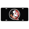Florida State Seminoles Laser Cut Inlaid Mirrored Black Plate