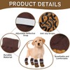 FANGCCC 2 Pairs Dog Socks Stop Licking Paws Anti-Slip Dog