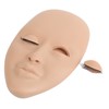 Lash Mannequin Head Reusable Soft Rubber 3D Effects Replaced Eyelids