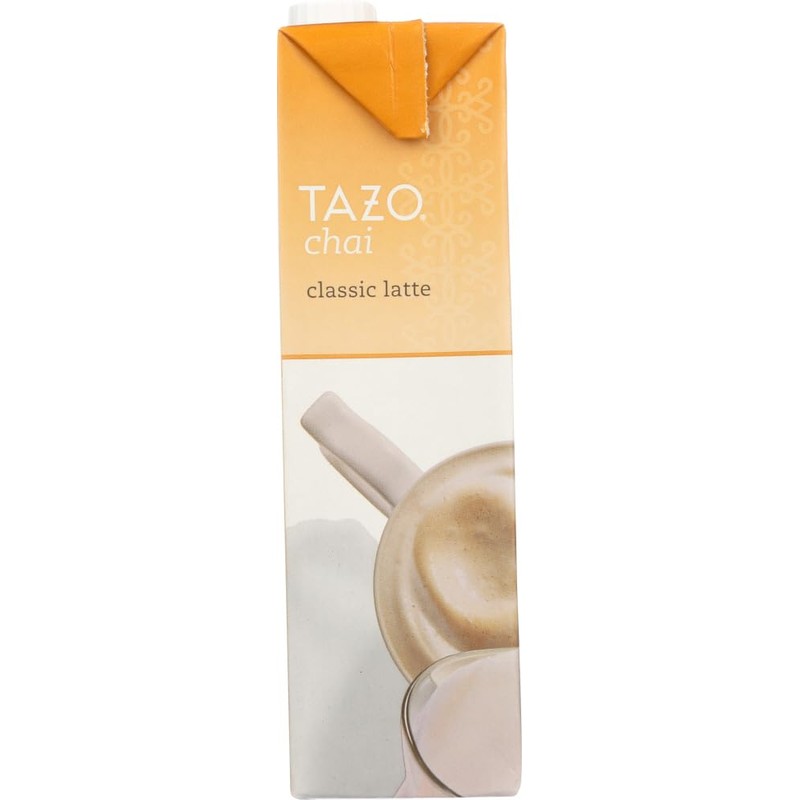 Tazo Chai Tea Latte Concentrate 32 oz (4 Pack)