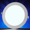 Auraglow 12w LED Circle Slim Panel Downlight Office Ceiling Light