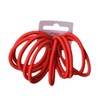 Set of 10 Red Thick Snag Free Endless Hair Elastics