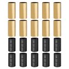 PATIKIL 2" Tall Candle Covers Sleeves, 10Pcs Metal E12 Chandelier