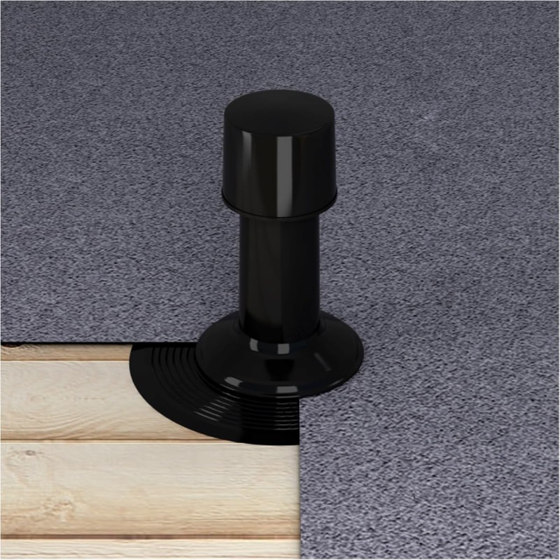 Roof aerator, flat roof ventilator, vent stone for welding board,