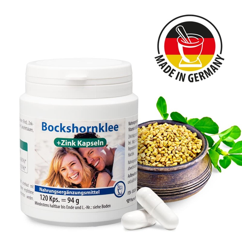 Pharma-Peter Fenugreek + Zinc Capsules, 120 Capsules