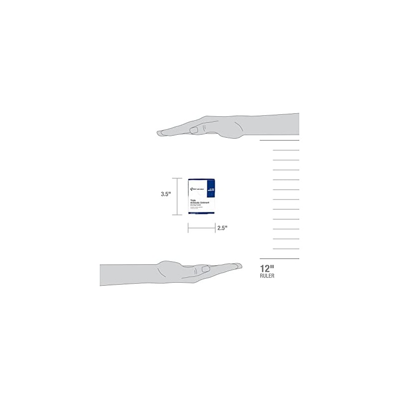 FAO12700 - First Aid Only Triple Antibiotic Ointment Packets