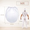 Patelai 50 Pieces 5 Gallon Paint Strainer Bags White Regular